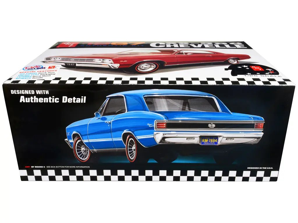 Build the Iconic 1967 Chevrolet Chevelle SS 396: AMT 1/25 Scale Model Kit