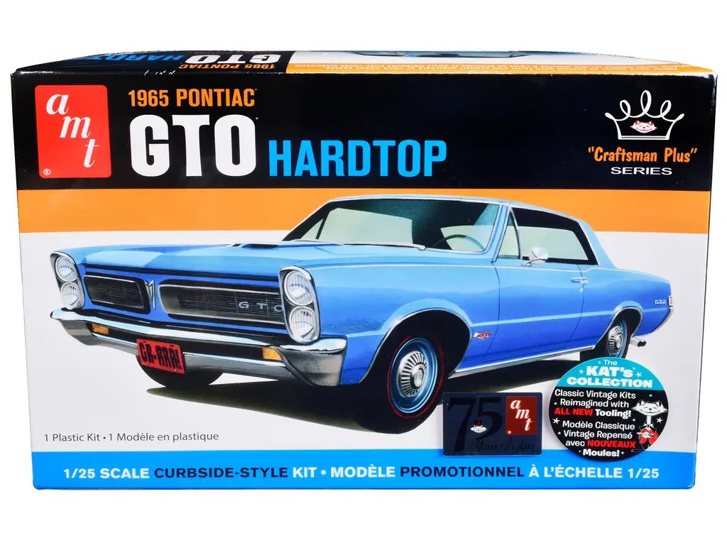 Build Your Dream: 1965 Pontiac GTO Hardtop 1/25 Scale Model Kit by AMT 2 Build Your Dream: 1965 Pontiac GTO Hardtop 1/25 Scale Model Kit by AMT - Image 2