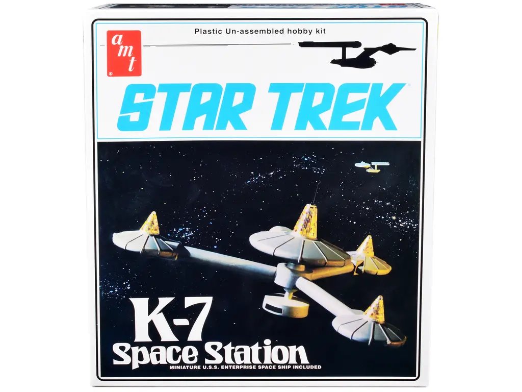 Build the Iconic Star Trek K-7 Space Station: AMT 1/7600 Scale Model Kit