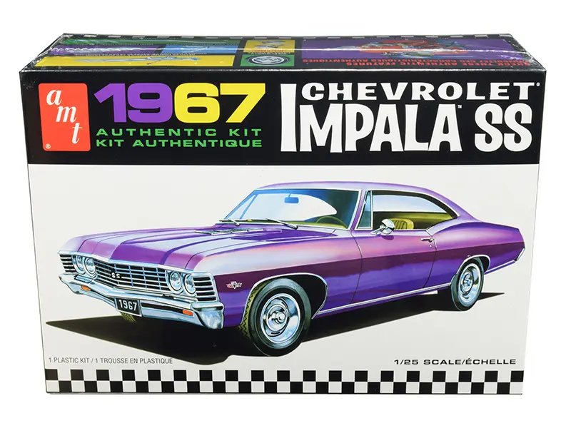 Build Your Dream: 1967 Chevrolet Impala SS 1/25 Scale Model Kit by AMT