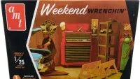 Enhance Your Model Garage: AMT Skill 2 Weekend Wrenchin' 1/25 Scale Kit with Figurine