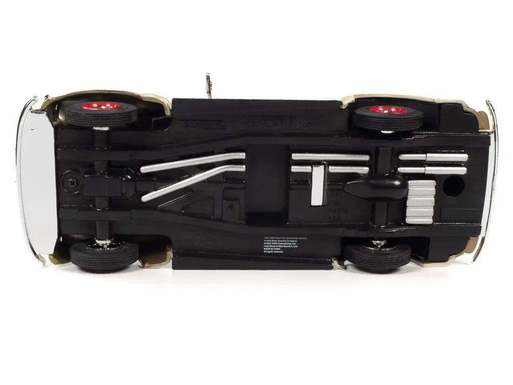 1951 GMC Sedan Delivery Diecast Model – Gold Metallic Miller High Life Edition by Auto World