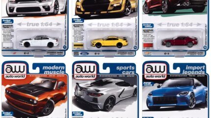 Auto World Premium 2023 Set A: 6-Piece 1/64 Diecast Model Cars Release 3 - Collectible Toy Cars