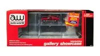 Showcase Your 1/64 Scale Models: 6-Car Interlocking Acrylic Display with 1967 Ford Mustang GT by Auto World