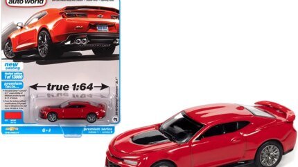 2018 Chevrolet Camaro ZL1 Red Hot 1/64 Diecast Model - Limited Edition by Auto World