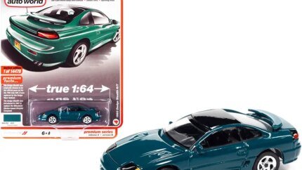 1993 Dodge Stealth R/T Peacock Green 1/64 Diecast Model Car - Limited Edition by Auto World