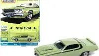 1973 Plymouth Road Runner 440 Mist Green Diecast Model