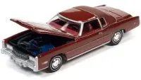1975 Cadillac Eldorado Firethorn Red Metallic 1/64 Diecast Model - Limited Edition by Auto World