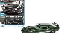 1973 Ford Mustang Mach 1 Ivy Bronze Metallic 1/64 Diecast Model - Limited Edition by Auto World