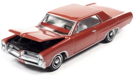 Limited Edition 1964 Pontiac Grand Prix Royal Bobcat Diecast Model - Sunfire Red Metallic by Auto World