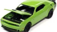 2019 Dodge Challenger R/T Scat Pack Sublime Green 1/64 Diecast Model - Limited Edition by Auto World