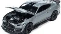 Limited Edition 2021 Shelby GT500 Carbon Fiber Track Pack Diecast Model - Iconic Silver Metallic