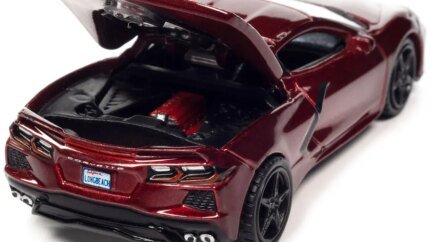 2020 Chevrolet Corvette Long Beach Red Metallic 1/64 Diecast Model - Limited Edition by Auto World