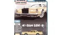 1979 Lincoln Continental Mark V Cream Diecast Model 1/64 - Luxury Cruisers Limited Edition by Auto World