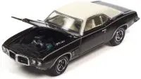 Limited Edition 1969 Pontiac Firebird Diecast Model - Espresso Brown Metallic & White Top by Auto World
