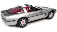1986 Chevrolet Corvette Convertible Barbie Edition 1/18 Diecast by Auto World