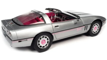 1986 Chevrolet Corvette Convertible Barbie Edition 1/18 Diecast by Auto World