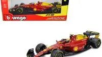 Ferrari F1-75 #55 Carlos Sainz Giallo Modena 1/18 Diecast Model - Italian GP 2022 by Bburago