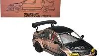 Mitsubishi Lancer Evolution IX RHD Bronze Metallic 1/64 Diecast Model Car by CM Models