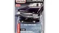 Limited Edition 1970 Chevrolet Impala Sport Coupe Black Lowrider 1/64 Diecast by Auto World