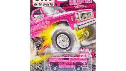 Chevrolet Cheyenne 10 Pink Pickup 'Cha Cha' Shirley Muldowney 1/64 Diecast Auto World Limited Edition 2022