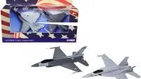 US Strike Force Collection: Corgi Diecast Models of F-16 Fighting Falcon & F/A-18 Super Hornet