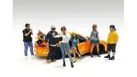 American Diorama 1/24 Scale Car Meet 1 Figurine Set