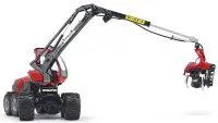 Komatsu 931XC.3 Harvester 1/32 Diecast Model by First Gear - Red & Black Collectible