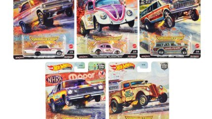Hot Wheels Car Culture Drag Strip 5-Piece Diecast Model Set