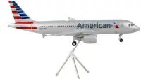 GeminiJets 1/200 Diecast Model: American Airlines Airbus A320-200 Silver