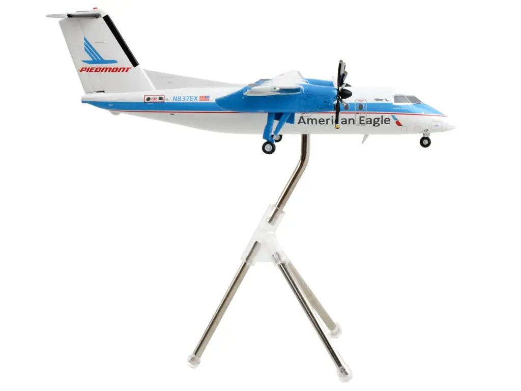 GeminiJets 1/200 Diecast Bombardier Dash 8-100 American Eagle Piedmont Airlines Model