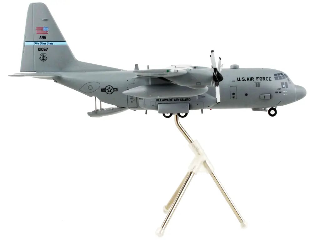 Gemini 200 Lockheed C-130H Hercules Diecast Model – Delaware Air National Guard USAF