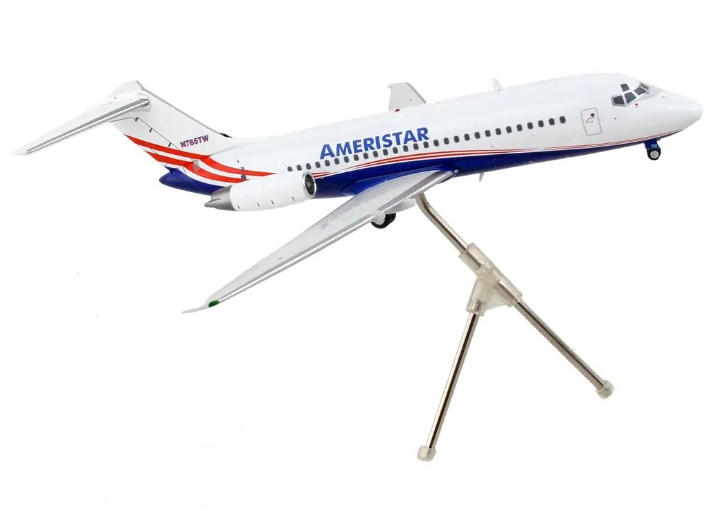 GeminiJets 1/200 Diecast McDonnell Douglas DC-9-15F Ameristar Air Cargo Model Airplane