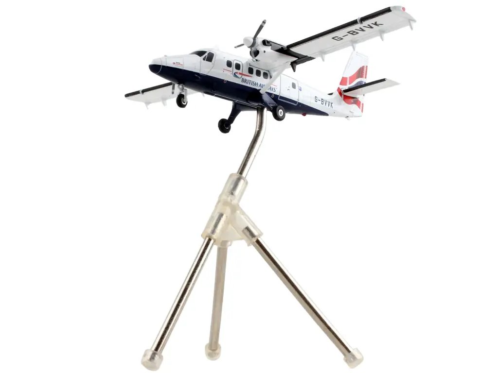 GeminiJets 1/200 Diecast De Havilland DHC-6-300 British Airways Model Airplane