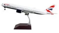 GeminiJets 1/200 Diecast Model: British Airways Boeing 777-200ER with Striped Tail