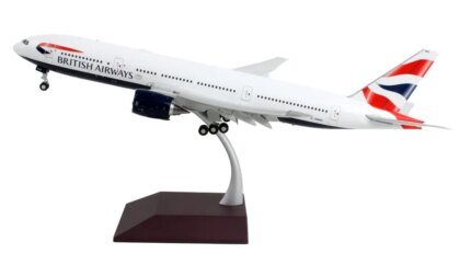 GeminiJets 1/200 Diecast Boeing 777-200ER British Airways Model with Flaps Down
