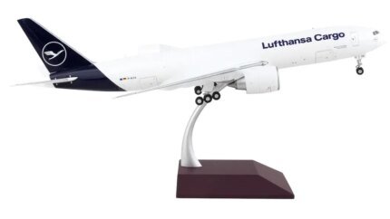 GeminiJets 1/200 Diecast Boeing 777F Lufthansa Cargo Model Airplane - Gemini 200 Series