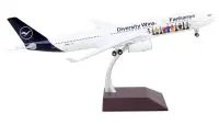 GeminiJets 1/200 Lufthansa Airbus A330-300 'Diversity Wins' Diecast Model