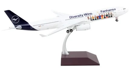 GeminiJets 1/200 Lufthansa Airbus A330-300 'Diversity Wins' Diecast Model