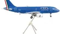 GeminiJets 1/200 Diecast Airbus A319 ITA Airways Blue Model Airplane