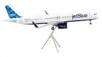 GeminiJets 1/200 Diecast Model: JetBlue Airbus A321neo with Blue Tail