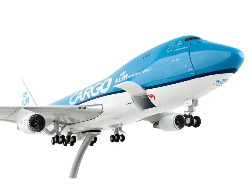 GeminiJets 1/200 Diecast Model: KLM Boeing 747-400F Cargo Plane - Gemini 200 Series 2 GeminiJets 1/200 Diecast Model: KLM Boeing 747-400F Cargo Plane - Gemini 200 Series - Image 2