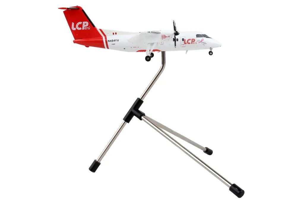 GeminiJets 1/200 Diecast Bombardier Dash 8-200 LC Peru Model Airplane