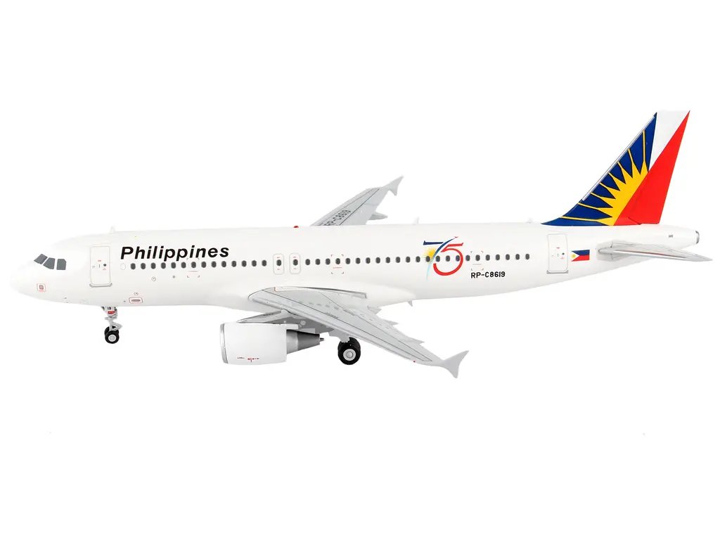 Airbus A320 Philippine Airlines 75th Anniversary Diecast Model – Gemini 200 Series 1/200 by GeminiJets