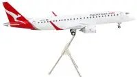 GeminiJets 1/200 Diecast Model: QantasLink Embraer ERJ-190 - White with Red Tail