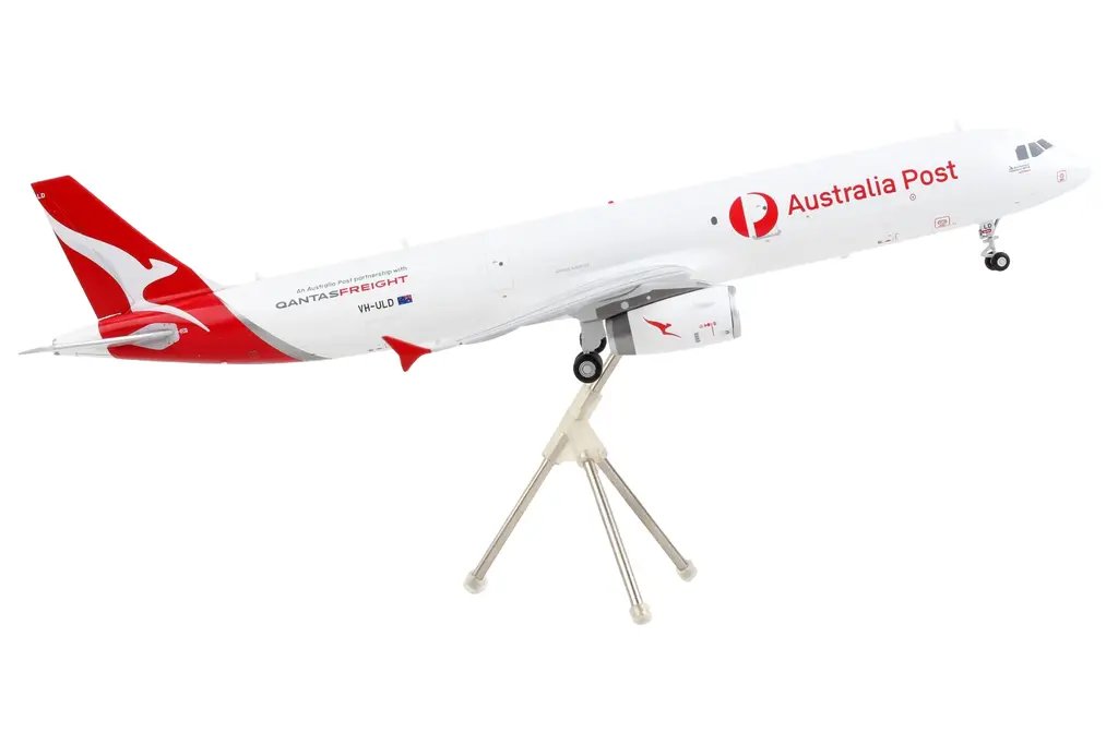 GeminiJets 1/200 Diecast Model: Qantas Freight Airbus A321P2F – Australia Post Edition
