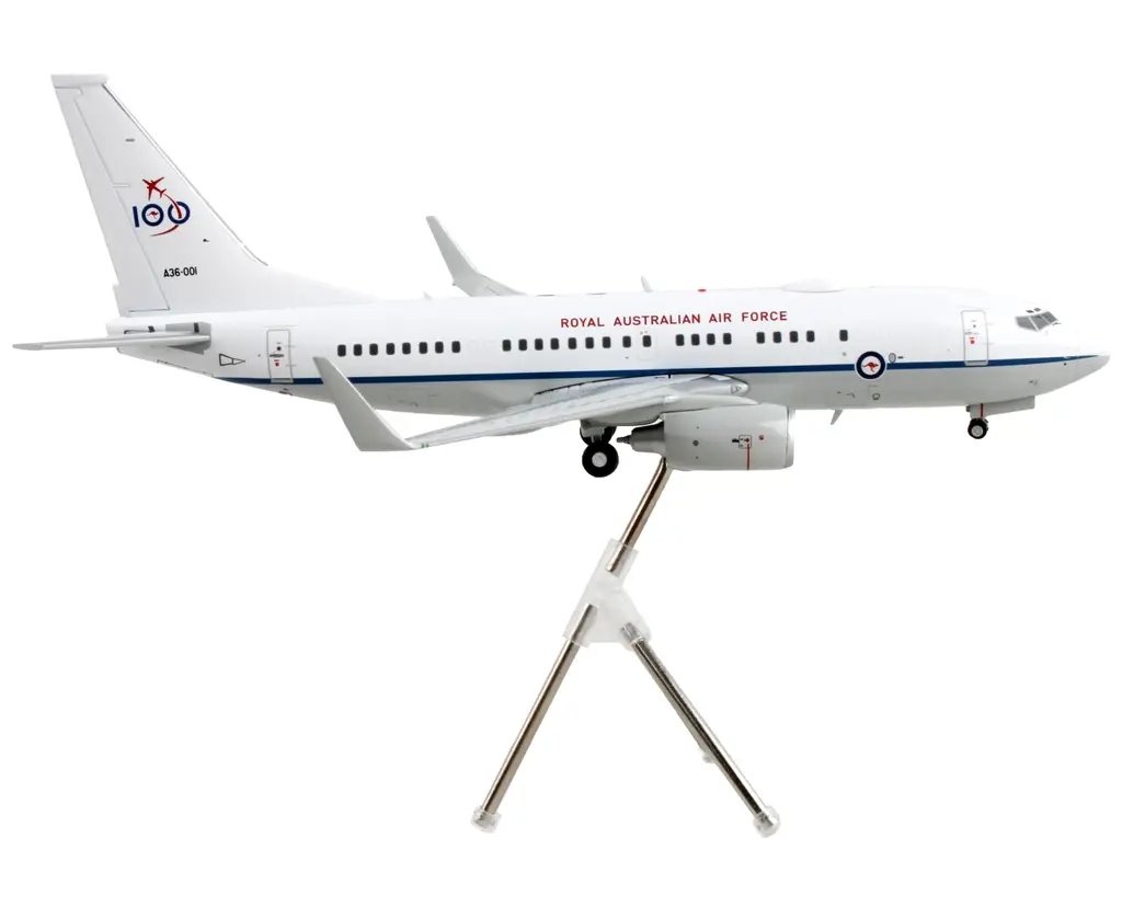 GeminiJets 1/200 Diecast Boeing 737-700 RAAF 100th Anniversary Model Airplane
