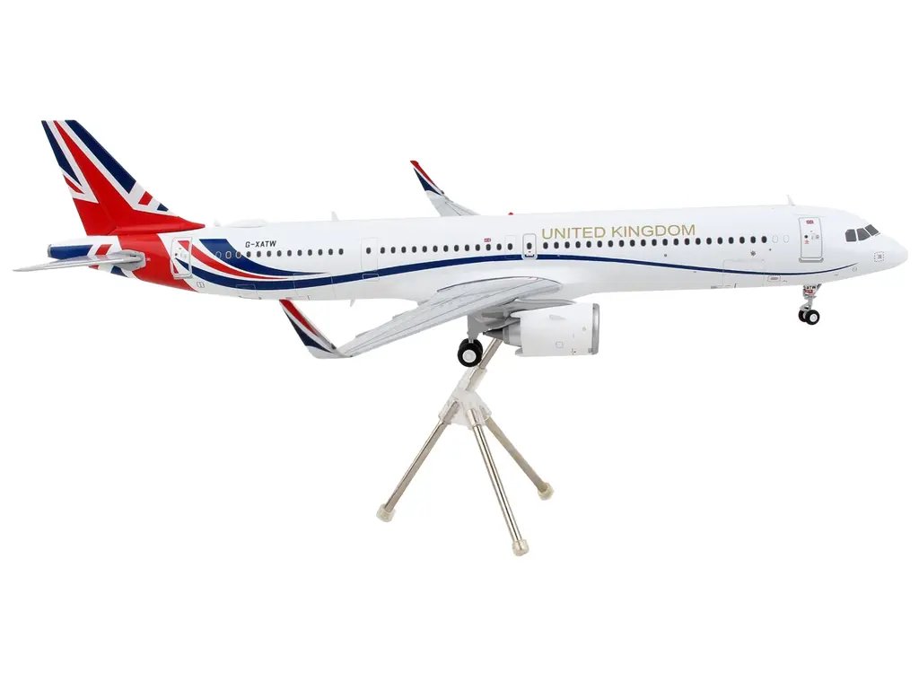 GeminiJets Gemini 200 Airbus A321neo RAF UK Flag 1/200 Diecast Model Airplane