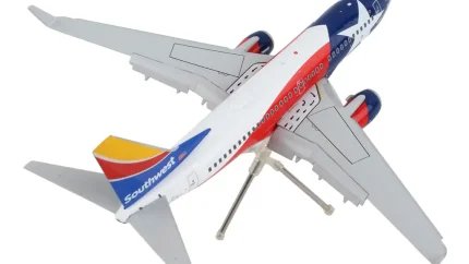 GeminiJets 1/200 Diecast Boeing 737-700 'Lone Star One' Texas Flag Model - Southwest Airlines