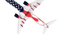 GeminiJets 1/200 Diecast Model: Southwest Airlines Boeing 737-800 'Freedom One' American Flag Livery